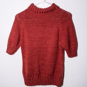 Vintage Short Sleeve Turtleneck